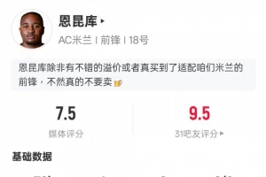 恩昆库本场数据:1造点+1点射+1关键传球,评分7.5配图