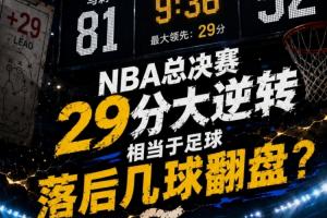 NBA总决赛29分大逆转 相当于足球在哪个联赛落后几球大逆转?配图