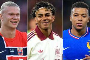 闪耀世界杯!18位亿元先生:维姆哈连场破门,亚马尔登贝莱斩首球配图