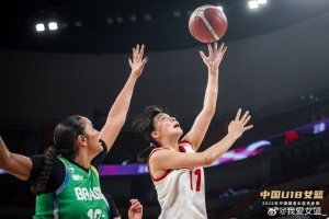 遭遇考验!中国U18女篮6分险胜巴西配图