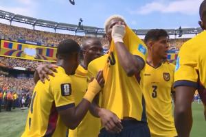 首球!厄瓜多尔本届世界杯40脚射门1进球 面对德国首次射门即进球配图
