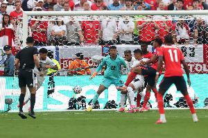 重回小组第1!萨卡角球开出,贝林厄姆破门,英格兰1-0领先巴拿马配图