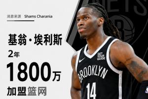 骑士清人！Shams：自由球员基翁·埃利斯2年1800万加盟篮网配图