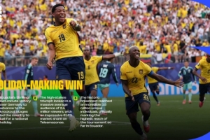 FIFA官方:2-1德国的比赛在厄瓜多尔国内创下本届赛事收视纪录配图