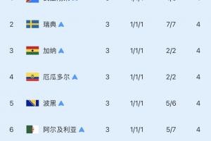 8个最好的小组第三:已6队出局!仅巴拉圭淘汰德国,加纳明日出战配图